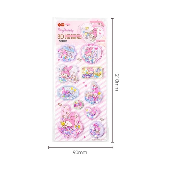 SANRIO HELLO KITTY PUFF STICKER PACKS - Picture 4 of 6